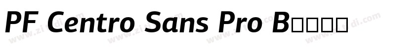 PF Centro Sans Pro B字体转换